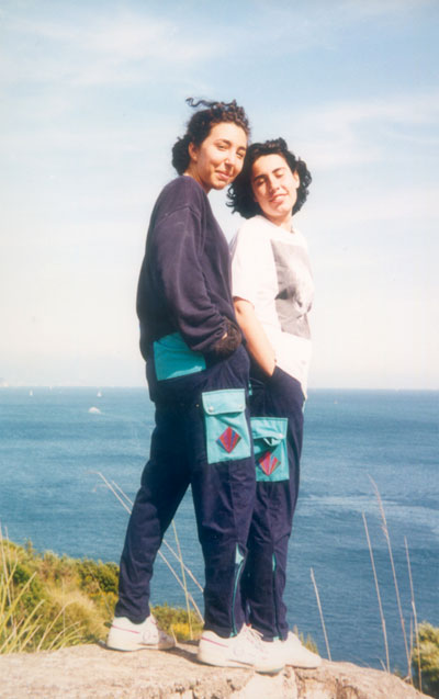 Isola di Palmaria (SP) - Giugno 1994 - Elisabetta e Laura